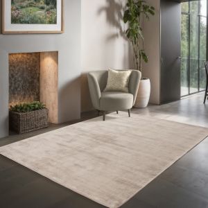 Tapis en viscose - THE CARPET - Janelle - Beige - 160 x 230 cm - Tissé main