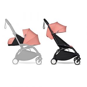 Babyzen Poussette Complète YOYO2 - Pack nouveau-né 0+ et Pack couleur 6+ - Noir/Ginger