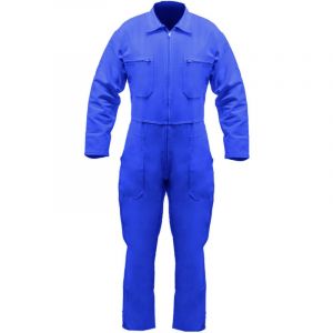 L'idéal Combinaison de travail bleu en coton avec zip L?ideal Taille - 48-50