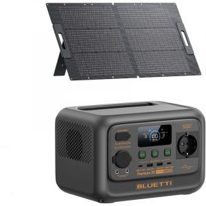 Kit BLUETTI Premium 30 V2 avec Panneau Solaire 100W - 320Wh, Générateur solaire 1x600W (1200W Max.)