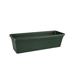 Elho Green Basics Balconnière 40 - Planteur - Leaf Green - Extérieur & Balcon - L 16.5 x W 39 x H 13.7 cm
