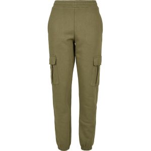 Urban classics Pantalons Femme High Waits Cargo XS vert olive