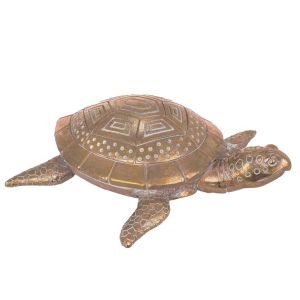 United Labels Statue Tortue de Decoration Or