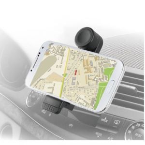 Image de Muvit MUCHL0042 Support voiture rotatif pour Smartphone 5" Noir