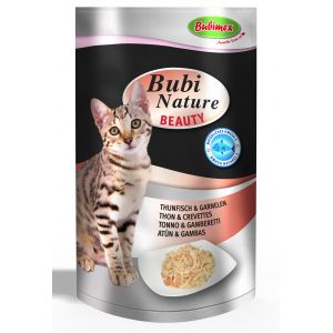 Bubimex Bubi Nature Beauty Chat Adulte Thon et Crevettes &ndash; Sachet