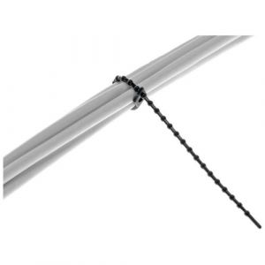 Inline Attaches-t&ecirc;te montables longueur 200mm noir 100pcs