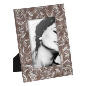 BigBuy Home Cadre Photo Beige Polyrésine 16 x 1,5 x 21 cm