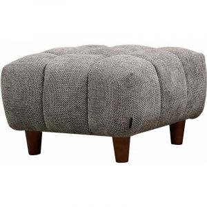 Ottoman pour canapé droit Matignon - 70 x 70 x 46 cm - Gris