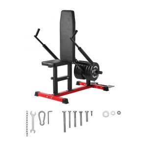 VEVOR Appareil de Musculation pour Dip Assis Capacié de 204 kg, Presse à Triceps et Biceps avec Barre de Câble, Siège et Dossier Réglables, Équipement d’Entraînement Pertoral, pour le Haut du Corps