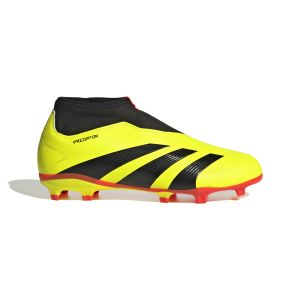 Adidas Chaussure sans lacets Predator 24 League Terrain souple - Team Solar Yellow 2 / Core Black / Solar Red, Team Solar Yellow 2 / Core Black / Solar Red - Taille 30