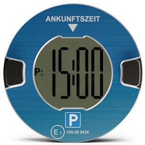 Ooono Park Disque de stationnement électronique avec Homologation pour Voiture – Disque de stationnement numérique Automatique électrique avec Homologation du Bureau fédéral Allemand des transports