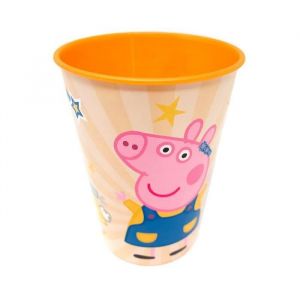 Stor Gobelet - Peppa Pig - 260 ml - M&eacute;lamine - Orange - Compatible lave-vaisselle