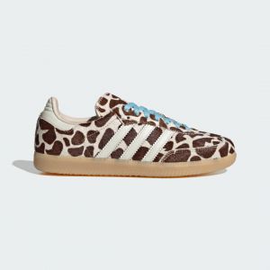 Image de Adidas Samba Og Girafe Pony Hair Marron/blanc