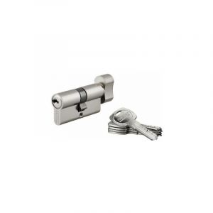 THIRARD Cylindre PROFILE TRAFIC 6, nickelé V, 30x30, bouton, 5 clés - THICY217757