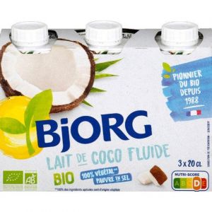 Image de Bjorg Lait de coco fluide, pauvre en sel