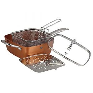 Blaumann Le Chef Line Po&ecirc;le &agrave; Frire Antiadh&eacute;sive &agrave; Induction 24 cm