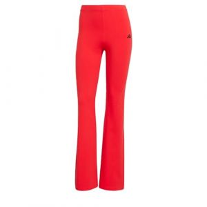 Adidas Femme Essentials Small Logo Flared Leggings, Pure Ruby/Black, M