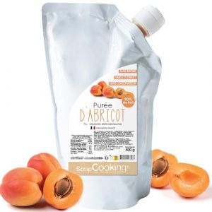Scrapcooking Purée d’Abricot 500 g - Purée de Fruits pour Pâtisserie - Macarons, Mousses, Gelées, Gâteaux, Ganaches, Nappages, Coulis, Glaces, Smoothies, Cocktails - Fabriqué en France - 4765