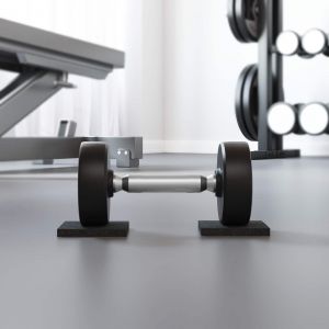 VidaXL Tapis En Caoutchouc Noir Caoutchouc