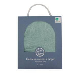 Housse pour matelas &agrave; langer Lagon en &eacute;ponge - Housse matelas &agrave; langer 50x70 cm