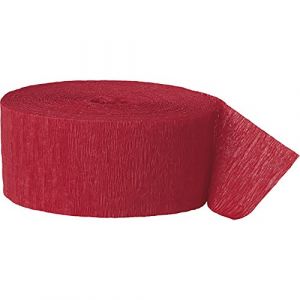 Unique Party Rouleau en cr&ecirc;pe (Taille unique) (Rouge) - UTSG5381