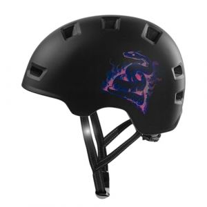 Casque velo et skate serpent violet l 57 61 cm certifie en1078