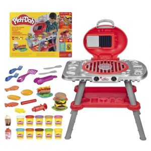 Play-Doh Délices grillés, Coffret de Pâte à Modeler, Coffret de pâte à Modeler pour Enfants avec Moules et Accessoires, Activité Manuelle Ludique et Éducative