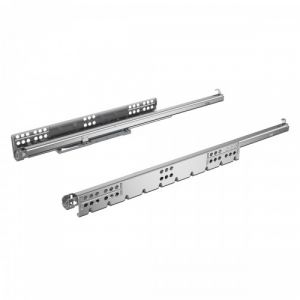 Hettich Coulisses &agrave; billes Quadro 25 2D Push to Open - charge 25 kg - sortie partielle - 350 mm