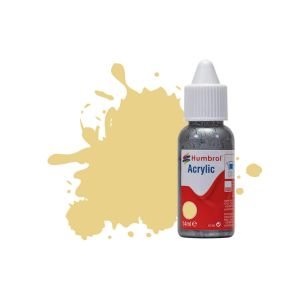 Humbrol Peinture N&deg;103 Cr&egrave;me - Mat : Acrylique : 14 ml