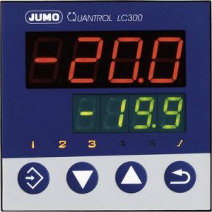 Jumo Régulateur de température Quantrol LC300 L, J, T, K, E, N, S, R, Pt100, Pt1000, KTY Relais 3 A, RS 485 1 pc(s)