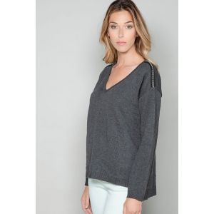 Image de Deeluxe Pull SACHA Gris - Taille S,M,L,XL,XS