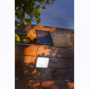 Projecteur solaire 2000 lumens d&eacute;tecteur
