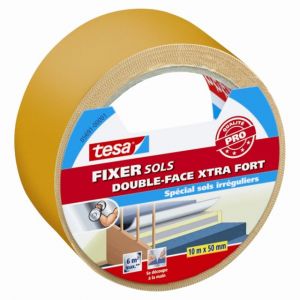 Tesa Adhésif double face pour sols FIXER extra-fort 10m