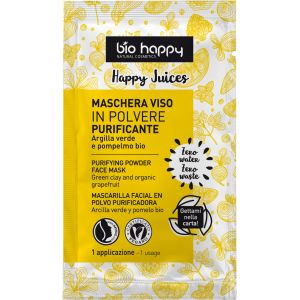 Bio Happy Happy Juices Maschera Viso in Polvere Purificante - 7 g