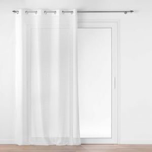 Douceur d'intérieur, Voilage à Œillets (140 x 240 cm) Naomie, Maille