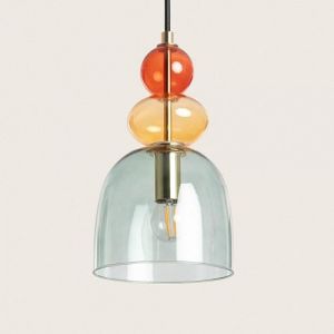 Suspension Métal et Verre Baudelaire Vert