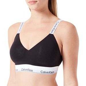Calvin Klein Pour femme. Soutien-gorge bralette Noir moderne