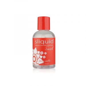 Sliquid Lubrifiant À Base D'eau Aromatisé - Naturals Swirl Cerise Vanille - 125 Ml -