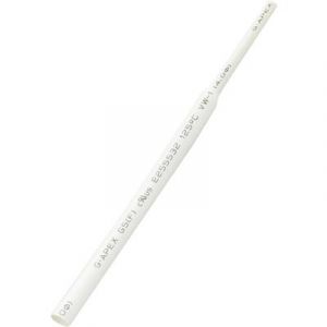 Tru Components Gaine thermorétractable sans colle 2:1 B2G5-7 W 1572145 blanc Ø avant retreint: 12 mm 5 m