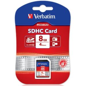 Verbatim 43961 - Carte mémoire SDHC 8 Go classe 10