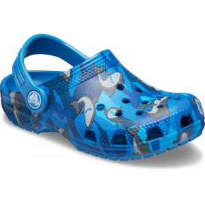Crocs Kid's Classic Shark Clog PS - Sandales de marche taille C5, bleu