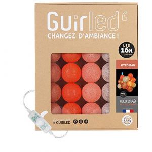 Ottoman Classique Guirlande lumineuse boules coton led usb 16 boules - 16 boules