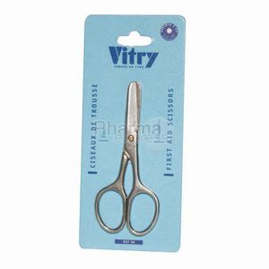 Vitry Ciseaux de trousse bouts ronds en inox trempé