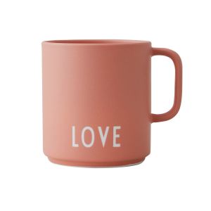 Image de Design Letters Tasse en porcelaine avec gravure laser dans le nu LOVE