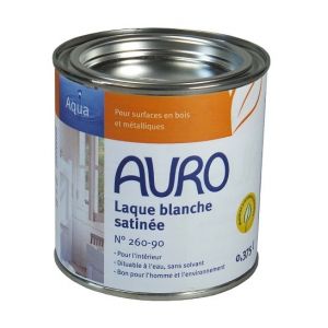 Auro Laque couvrante satinée Aqua blanche 0375L