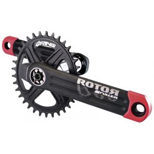 Rotor Inpower MTB Cranks DM, black 175mm Capteurs de puissance