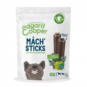 Edgard & Cooper Friandises Dental Stick Petit Chien Naturel 7 Batonnets à Macher Hygiene Dentaire Eucalyptus & Pomme, Un par Jour, Faible en Calories, Mastication Longue, Haleine fraiche