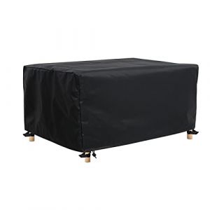 Awnic Bâche de Protection pour Meubles de Jardin - Imperméable - Rectangulaire 420D - Tissu Oxford - 245 x 145 x 71 cm