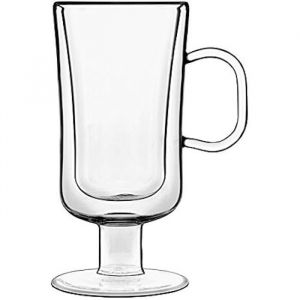 Luigi Bormioli Lot de 2 Verres à irish coffee double paroi, transparent, 25 cl
