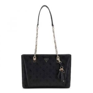 Guess Bolso de Hombro Tisha Logo 4G Peony Negro | Comprar